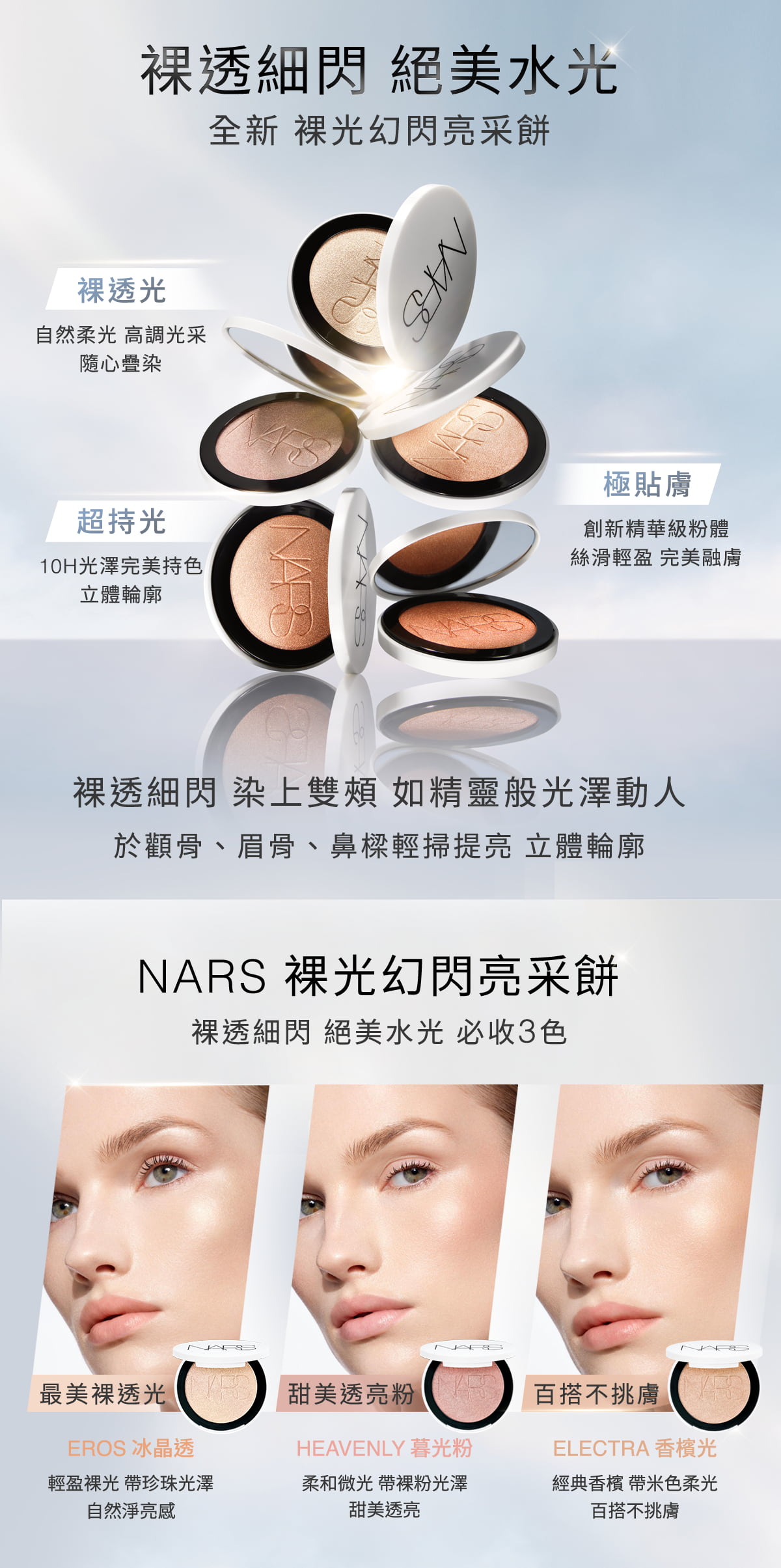 NARS 裸光幻閃亮采餅